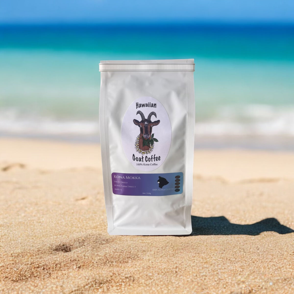 Kona Mokka - Light Roast - Fruit Dried